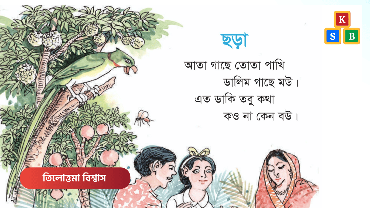 আতা গাছে তোতা পাখি - বাংলা ছড়া - Kids School Bangladesh