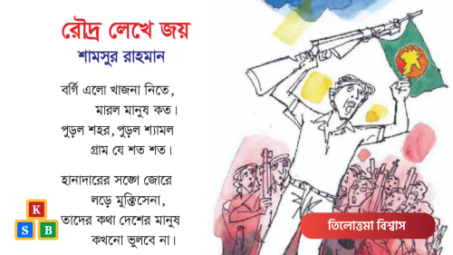 রৌদ্র লেখে জয় - শামসুর রাহমান