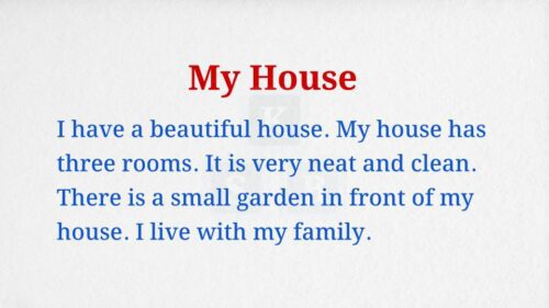 My House Paragraph