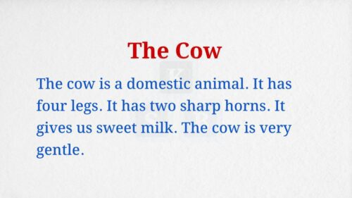 The Cow Paragraph