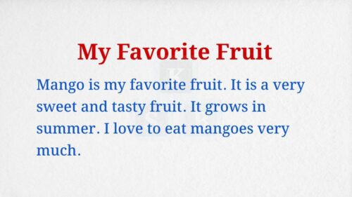 My Favorite Fruit