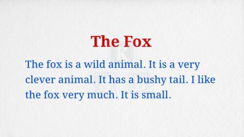 The Fox Paragraph